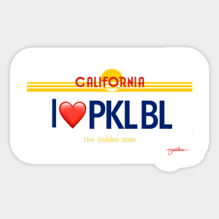 California Gold Pickleball Sticker